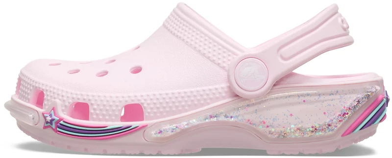 Crocs Toddlers' Classic Star Sparkle Shaker Clogs