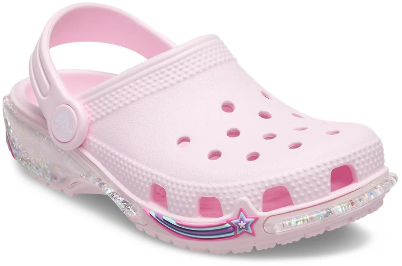 Crocs Toddlers' Classic Star Sparkle Shaker Clogs