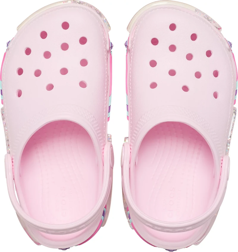 Crocs Toddlers' Classic Star Sparkle Shaker Clogs