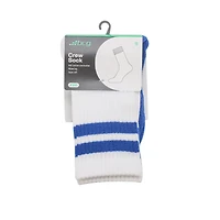 BCG Boys' Varsity Stripes Crew Socks 2 Pack