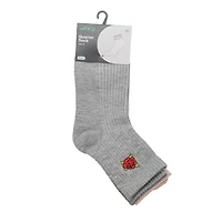 BCG Women's Rose Varsity Quarter Length Socks 2 Pack