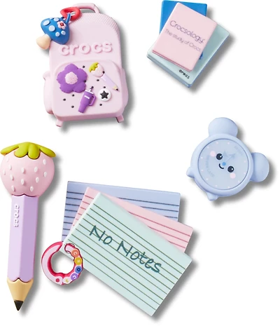 Crocs Girly Back to School Jibbitz 5-Pack