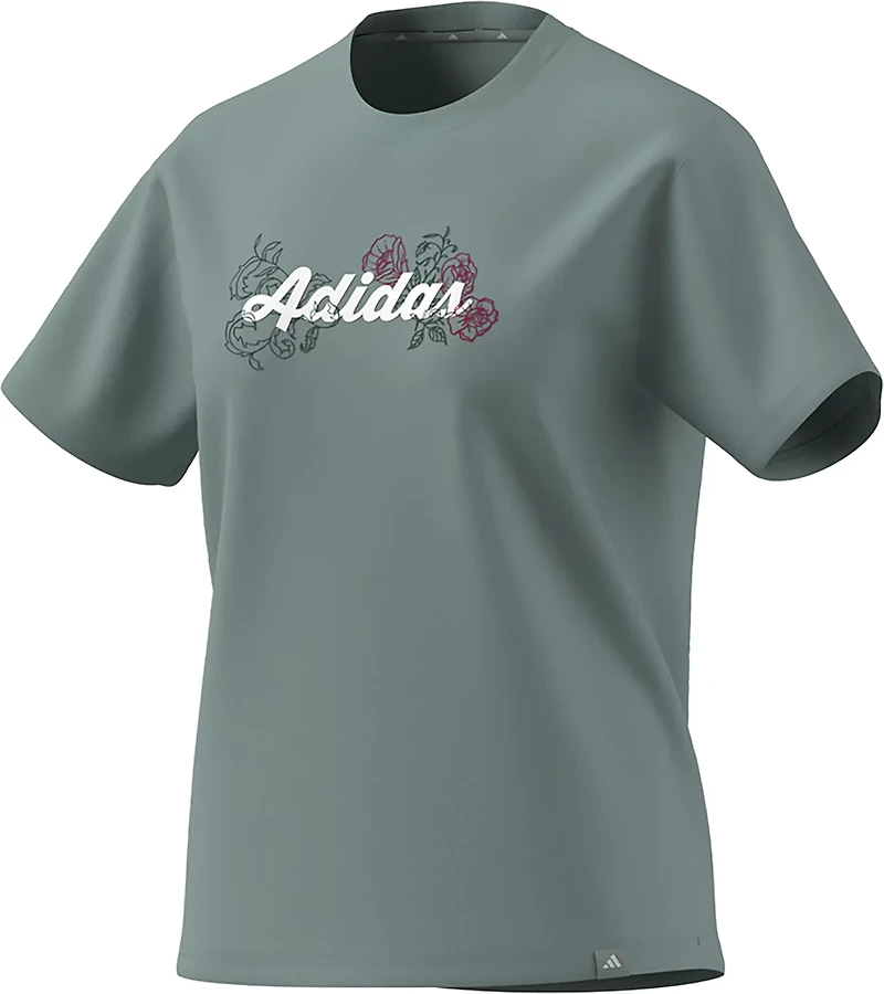 adidas Women's Western Florals Graphic T-shirt