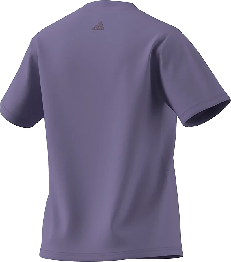 adidas Women's Cursive Wordmark Graphic T-shirt