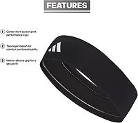 adidas Women's Alphaskin 3 Athletic Headband