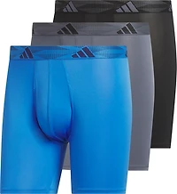 adidas Men's Performance Microfiber Boxer Briefs 3-Pack