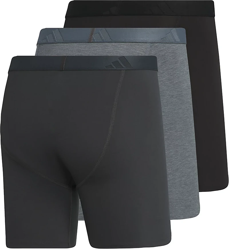 adidas Men's Luxe Comfort Boxer Briefs 3-Pack