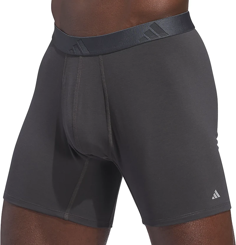 adidas Men's Luxe Comfort Boxer Briefs 3-Pack