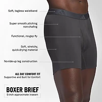 adidas Men's Luxe Comfort Boxer Briefs 3-Pack