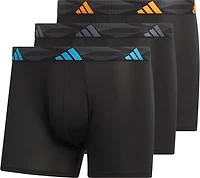 adidas Men's Performance Microfiber Trunk Briefs 3-Pack