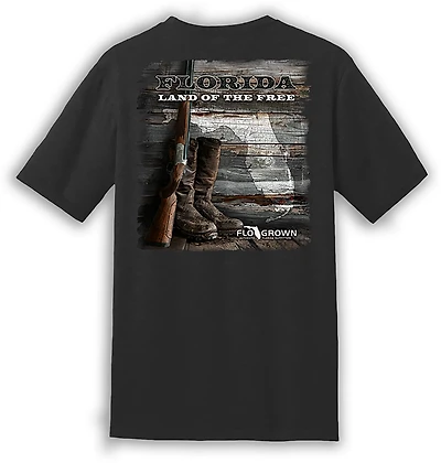 FLOGROWN Men's Shotgun & Boots Graphic T-shirt