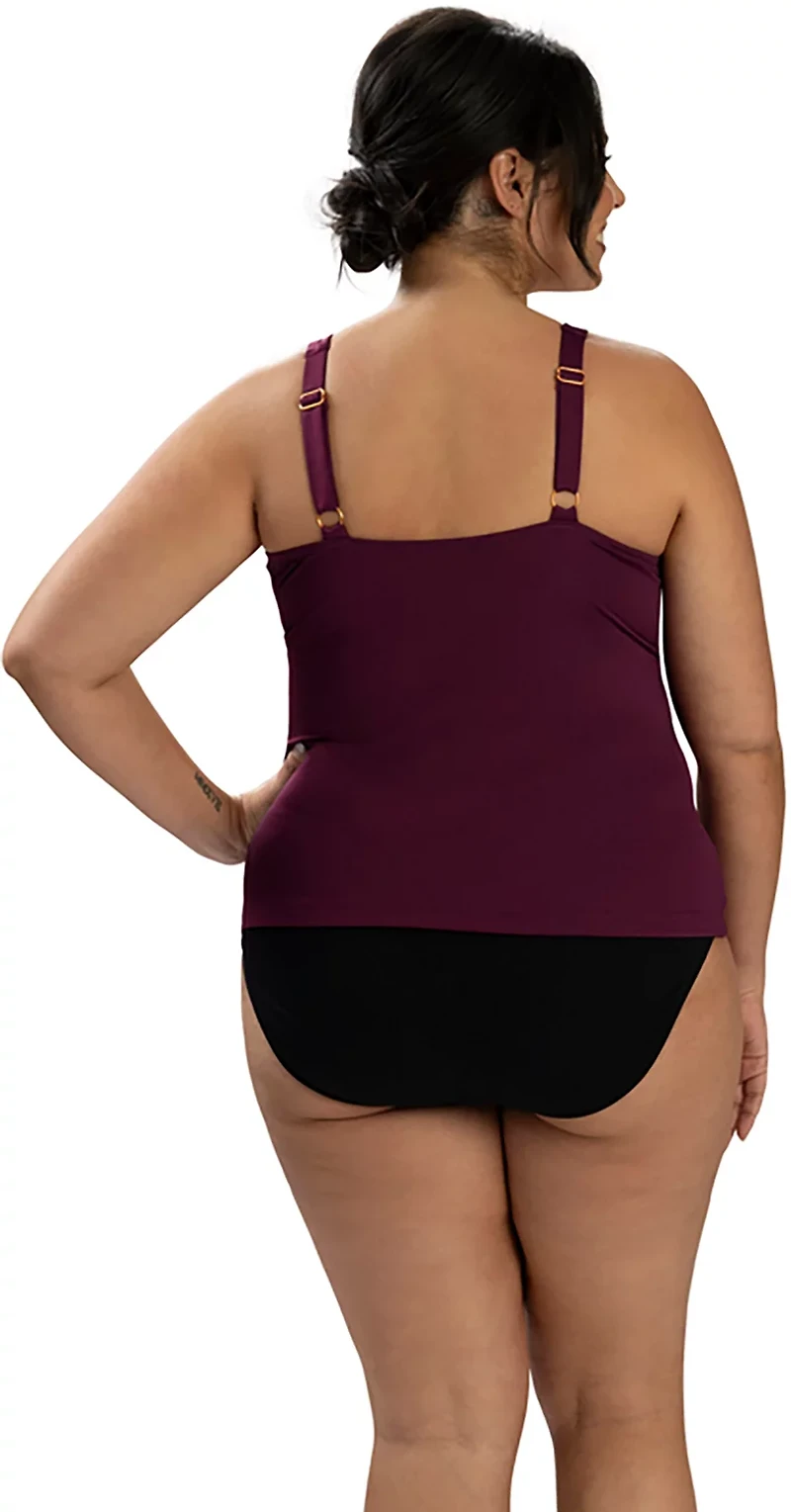 Dolfin Women's Solid Wrap Tankini