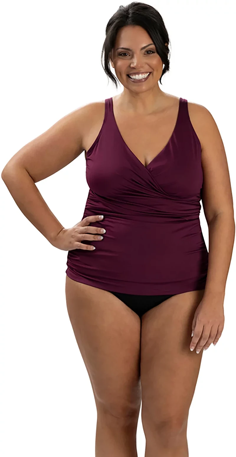 Dolfin Women's Solid Wrap Tankini