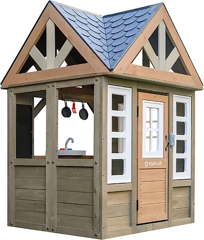 Greystone Wooden Kitchen Doorbell Outdoor Playhouse
