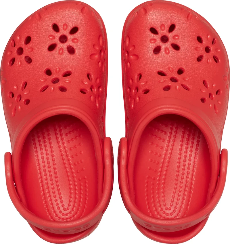 Crocs Kids' Classic Floral Cut Out Clog TD