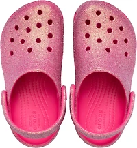 Crocs Kids' Iridescent Glitter Clog TD