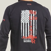 Ariat Men's Flame Resistant Air Rig Life Graphic T-shirt