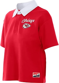 New Era Women's Kansas City Chiefs Boxy Polo Shirt