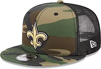 New Era Men's New Orleans Saints EG OTC Camo Trucker 9FIFTY Cap