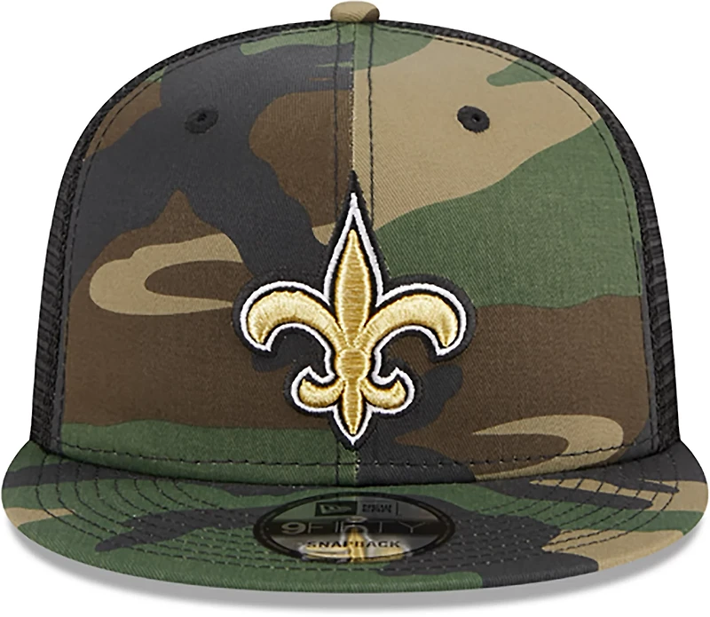 New Era Men's New Orleans Saints EG OTC Camo Trucker 9FIFTY Cap
