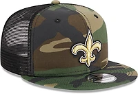 New Era Men's New Orleans Saints EG OTC Camo Trucker 9FIFTY Cap