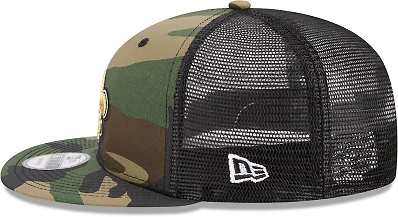 New Era Men's New Orleans Saints EG OTC Camo Trucker 9FIFTY Cap