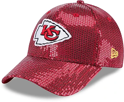 New Era Women's Kansas City Chiefs Sequin OTC 9FORTY Cap