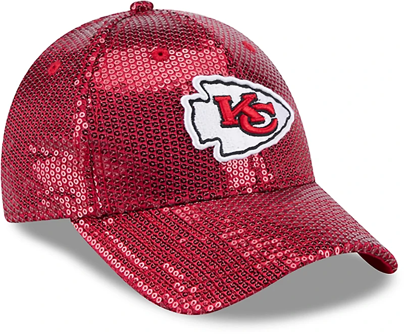 New Era Women's Kansas City Chiefs Sequin OTC 9FORTY Cap