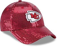 New Era Women's Kansas City Chiefs Sequin OTC 9FORTY Cap