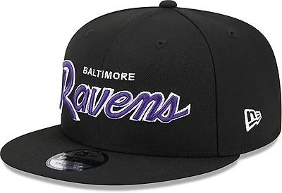 New Era Men's Ravens Script OTC 9FIFTY Cap