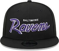 New Era Men's Ravens Script OTC 9FIFTY Cap