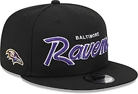 New Era Men's Ravens Script OTC 9FIFTY Cap