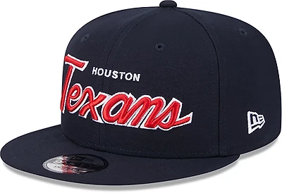 New Era Men’s Houston Texans Script OTC 9FIFTY Cap