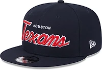 New Era Men’s Houston Texans Script OTC 9FIFTY Cap