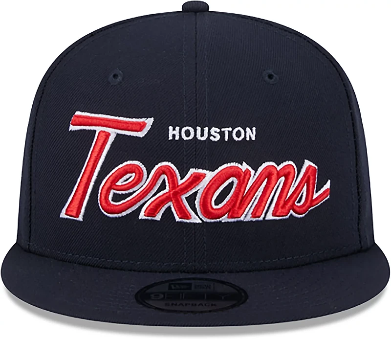 New Era Men’s Houston Texans Script OTC 9FIFTY Cap