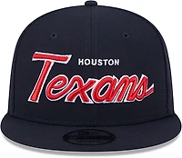 New Era Men’s Houston Texans Script OTC 9FIFTY Cap