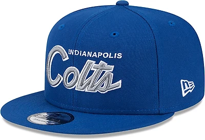 New Era Men’s Indianapolis Colts Script OTC 9FIFTY Cap