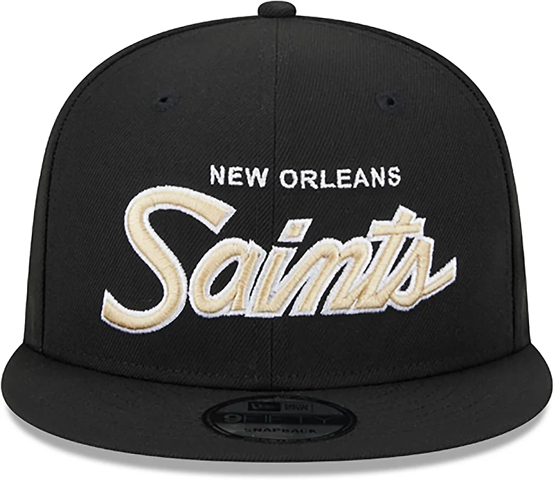 New Era Men’s New Orleans Saints Script OTC 9FIFTY Cap