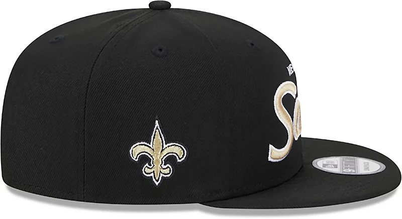 New Era Men’s New Orleans Saints Script OTC 9FIFTY Cap