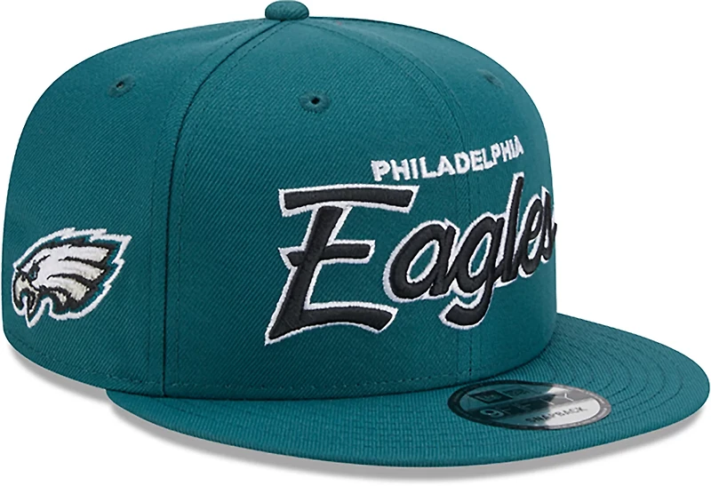 New Era Men's Eagles Script OTC 9FIFTY Cap