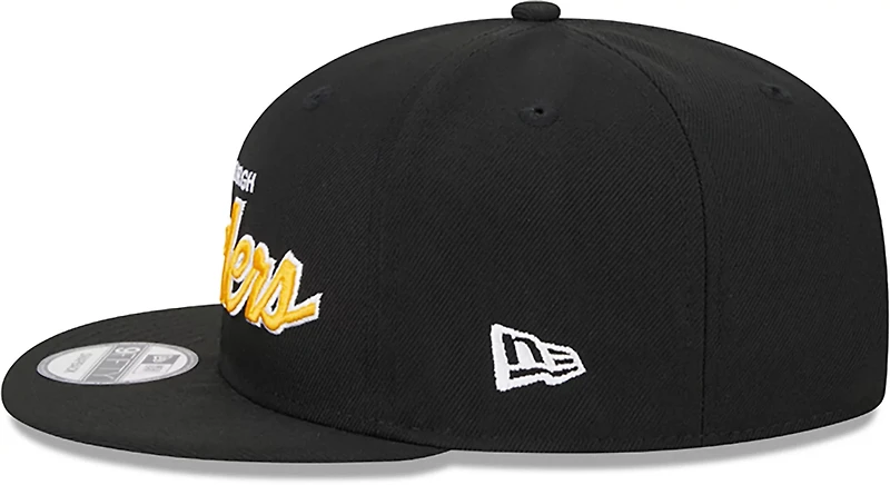New Era Men's Steelers Script OTC 9FIFTY Cap