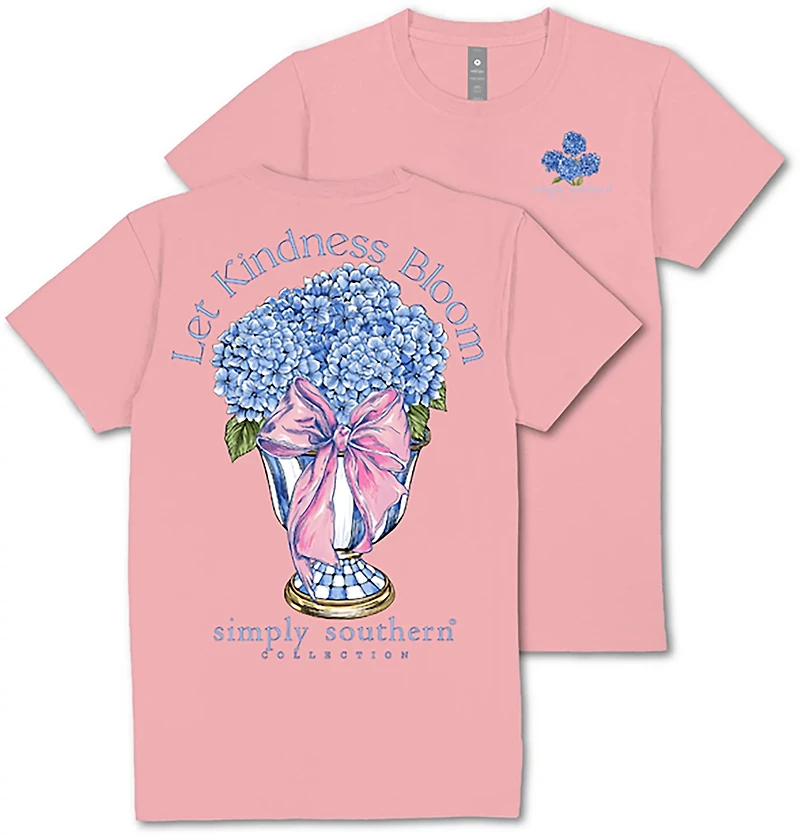 Simply Southern Women's Bloom Tearose Graphic Tee