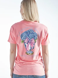 Simply Southern Women's Bloom Tearose Graphic Tee