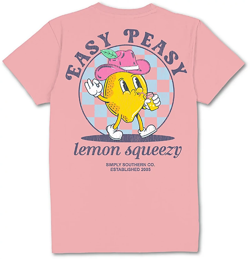 Simply Southern Women's Lemon Tearose Graphic Tee