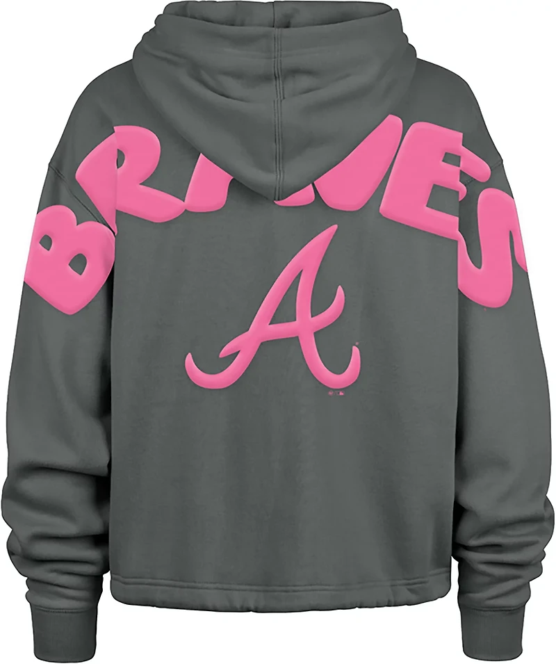 '47 Women's Atlanta Braves Bright Side Venice Long Sleeve Hoodie