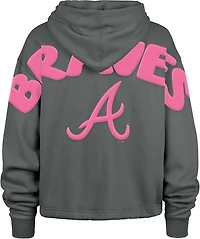 '47 Women's Atlanta Braves Bright Side Venice Long Sleeve Hoodie