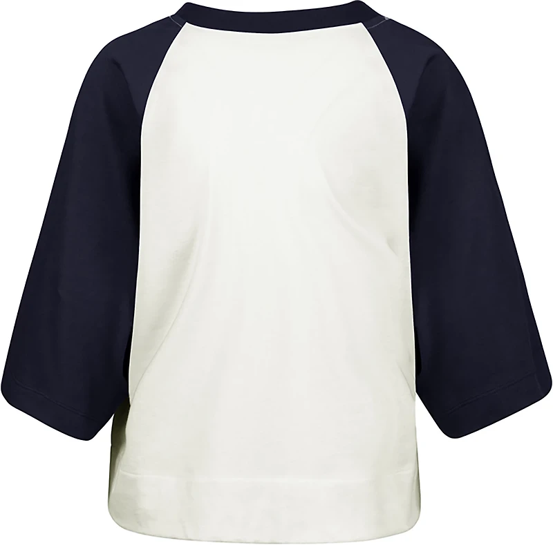 '47 Atlanta Braves Women's Flare Raglan Crop T-shirt