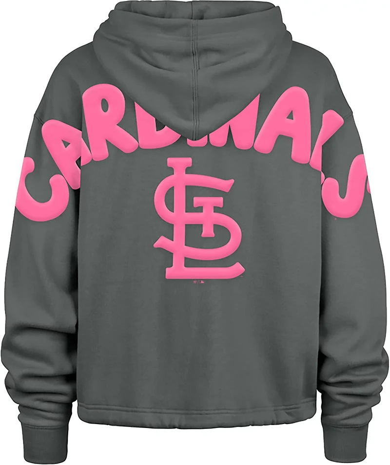 '47 Women's St. Louis Cardinals Bright Side Venice Long Sleeve Hoodie