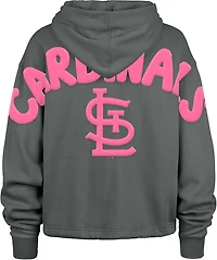 '47 Women's St. Louis Cardinals Bright Side Venice Long Sleeve Hoodie