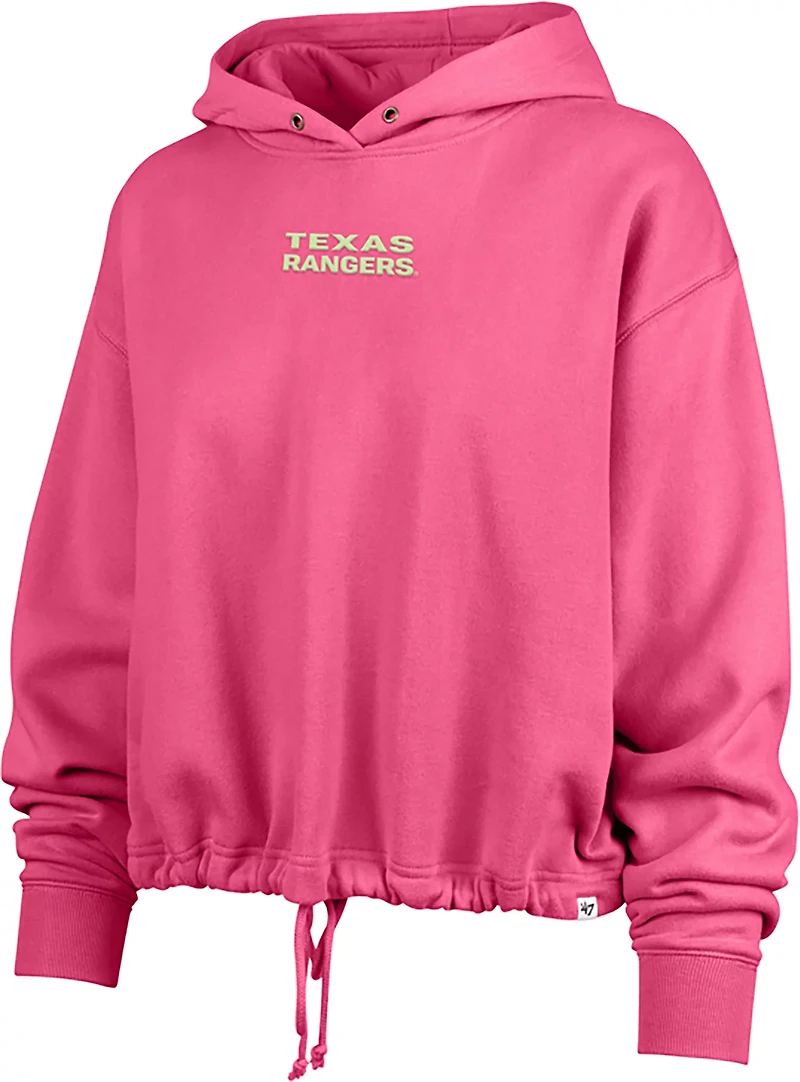 '47 Women's Texas Rangers Bright Side Venice Long Sleeve Hoodie